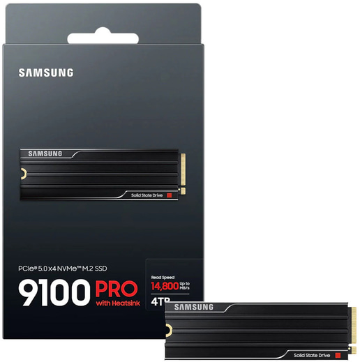 4TB Samsung 9100 PRO with Heatsink M.2 2280