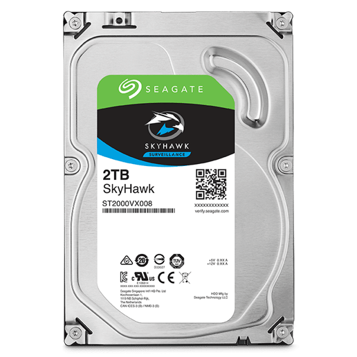 Seagate SkyHawk 2TB SATA III 3.5"" Hard Drive - 5900RPM, 64MB Cache