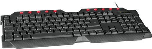 SPEEDLINK Ferus Full-Size Gaming Keyboard, UK Layout, (Black)