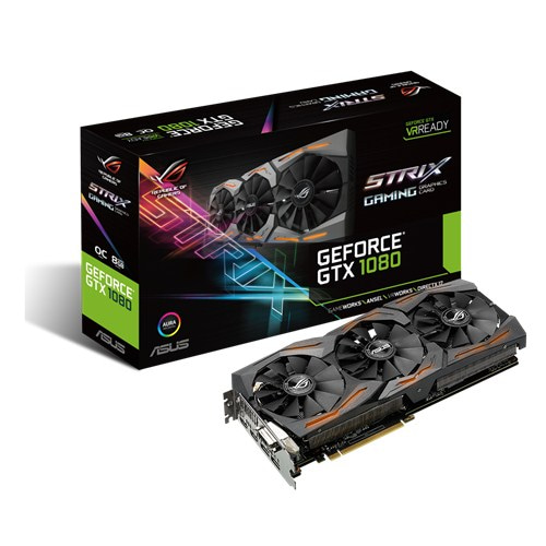 ASUS GeForce GTX 1080 Strix Edition OC 8GB Graphics Card