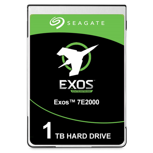 Seagate Exos 7E2000 1TB SATA III 2.5" Hard Drive - 7200RPM, 128MB Cache