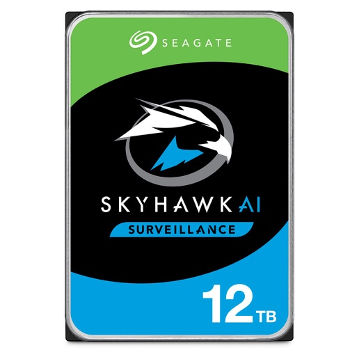 Seagate SkyHawk AI 12TB SATA III 3.5" Hard Drive - 7200RPM, 256MB