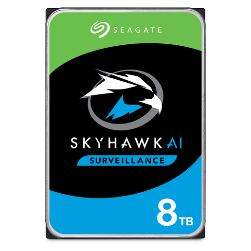 Seagate SkyHawk AI 8TB SATA III 3.5" Hard Drive - 7200RPM, 256MB