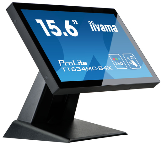 iiyama T1634MC-B4X Touch 15.6 inch Monitor - 1366 x 768, 8ms, DVI