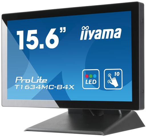 iiyama T1634MC-B4X Touch 15.6 inch Monitor - 1366 x 768, 8ms, DVI