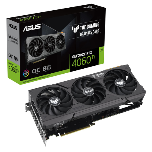 ASUS GeForce RTX 4060 Ti TUF OC 8GB GDDR6 Graphics Card