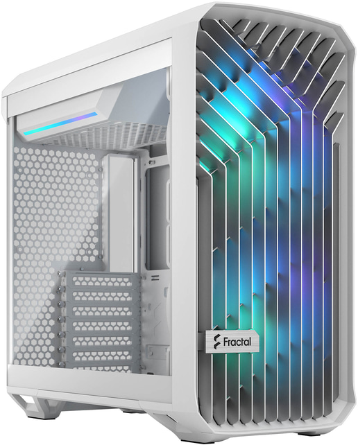Fractal Torrent Compact TG RGB Mid Tower Gaming Case - White 