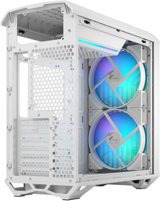 Fractal Torrent Compact TG RGB Mid Tower Gaming Case - White 