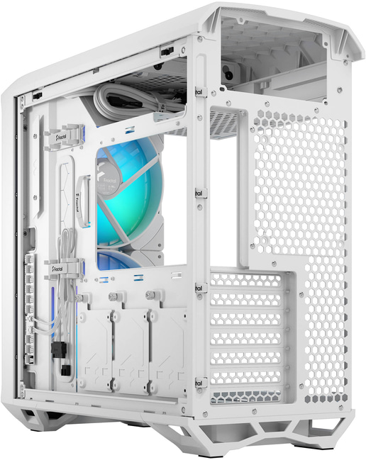Fractal Torrent Compact TG RGB Mid Tower Gaming Case - White 