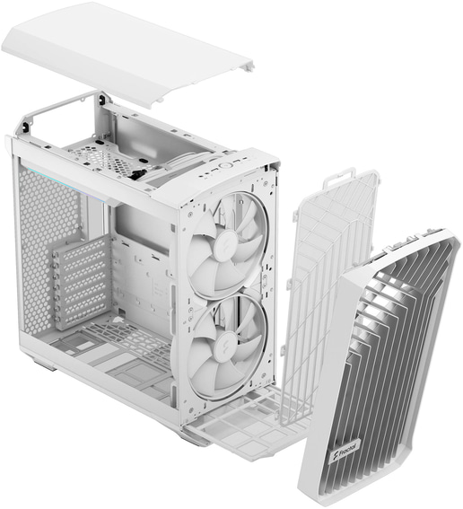 Fractal Torrent Compact TG RGB Mid Tower Gaming Case - White 