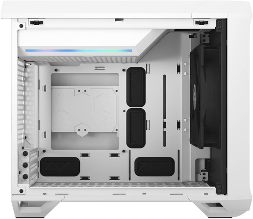 Fractal Torrent Nano TG ITX Gaming Case - White 