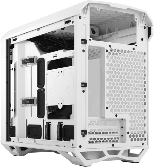 Fractal Torrent Nano TG ITX Gaming Case - White 