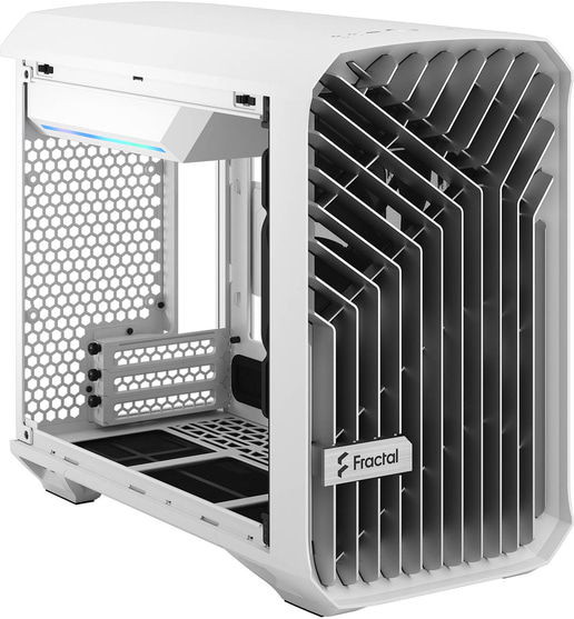 Fractal Torrent Nano TG ITX Gaming Case - White 
