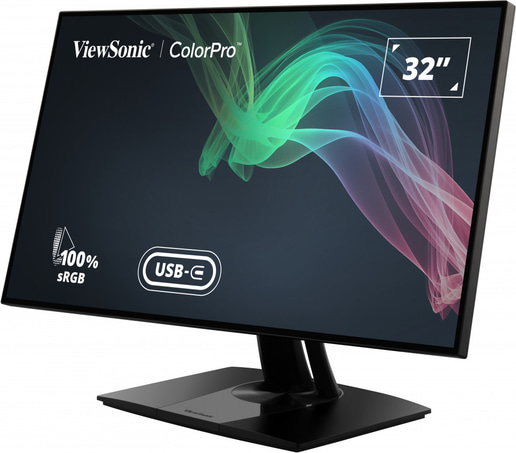 ViewSonic ColorPro VP3268a-4K 32 inch IPS Monitor - 3840 x 2160, 5ms, Speakers