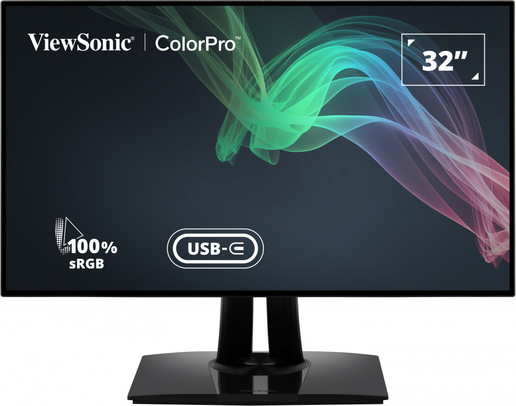 ViewSonic ColorPro VP3268a-4K 32 inch IPS Monitor - 3840 x 2160, 5ms, Speakers