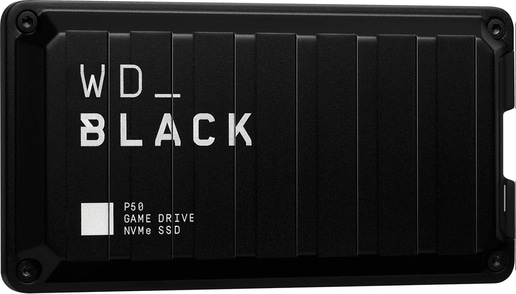 Western Digital Black P50 2TB Desktop External Solid State Drive in Black