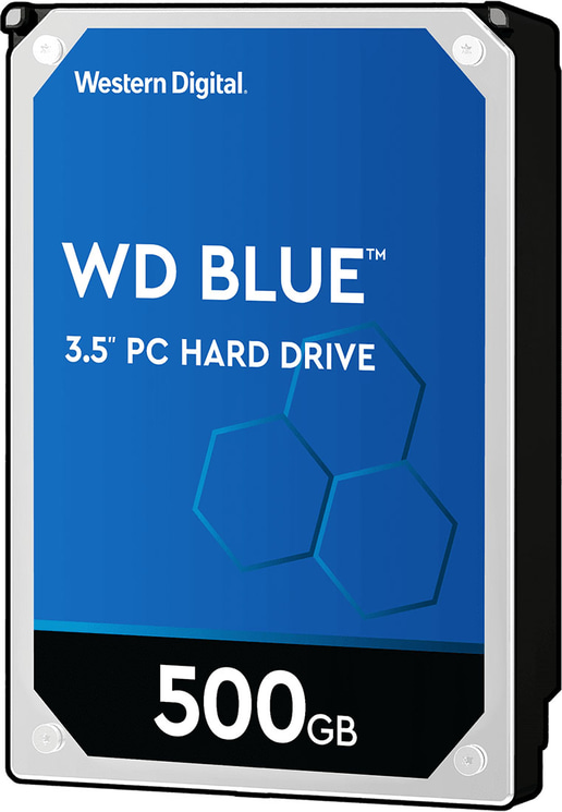 500GB Western Digital Blue 3.5" SATA III Hard Drive - 7200RPM, 32MB Cache