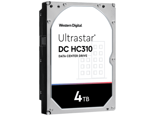 4TB Western Digital Ultrastar DC HC310 3.5" SAS 12Gb/s Hard Drive - 7200RPM