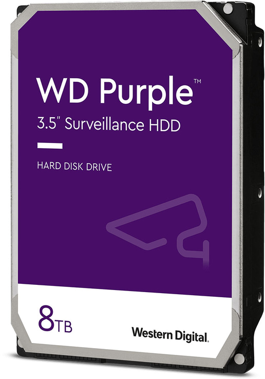 Western Digital Purple 8TB SATA III 3.5" Hard Drive - 7200RPM