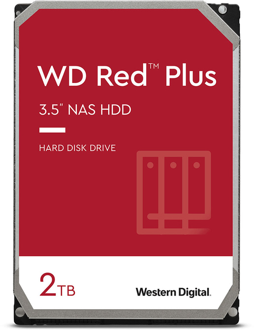 Western Digital Red Plus 2TB SATA III 3.5" Hard Drive - 5400RPM