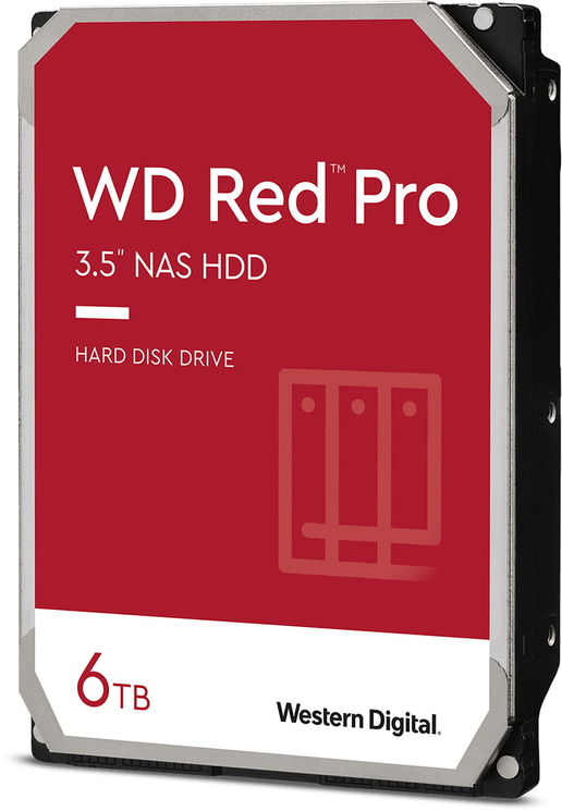 6TB Western Digital Red Pro 3.5" SATA III Hard Drive - 7200RPM, 256MB Cache