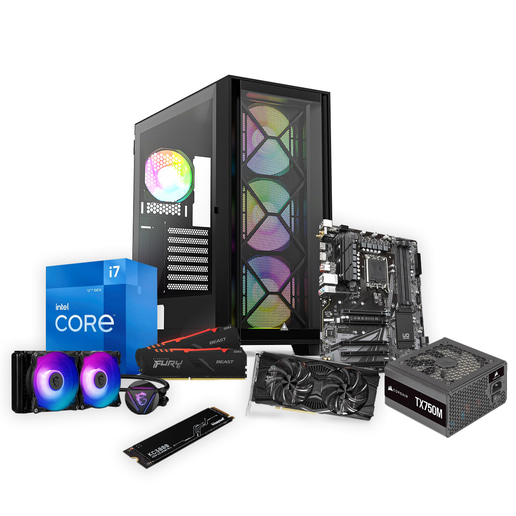 Wrapped - Enthusiast Edition PC Component Bundle: Intel Core i7 GeForce RTX 3070 Ti