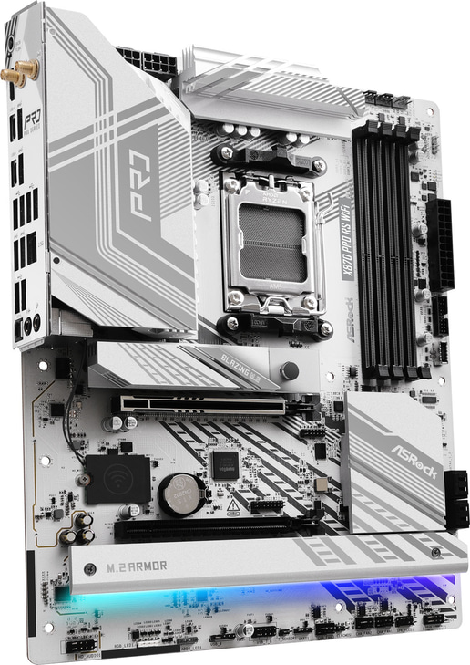 ASRock X870 Pro RS WiFi ATX Motherboard for AMD Socket AM5 CPUs