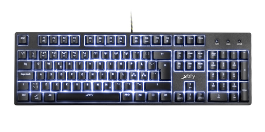 Xtrfy K3-RGB Mem-Chanical USB Gaming Keyboard with RGB Illumination (UK)