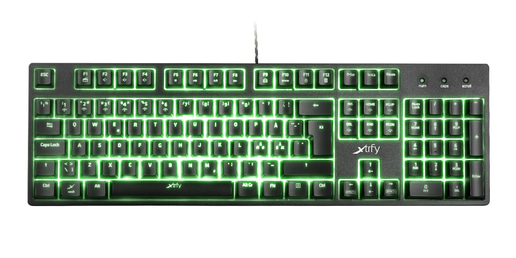 Xtrfy K3-RGB Mem-Chanical USB Gaming Keyboard with RGB Illumination (UK)