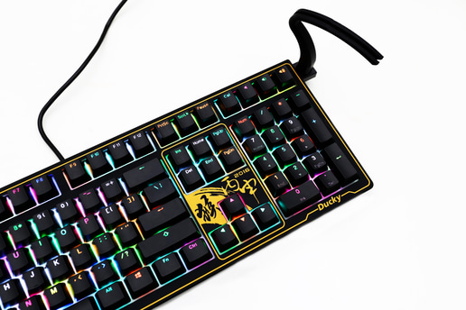 Ducky Year of the Monkey Limited Edition Mechanical Keyboard with Cherry MX Brown Switches & RGB Lighting (UK)