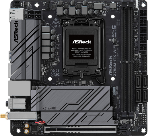ASRock Z790M-ITX WiFi ITX Motherboard for Intel LGA1700 CPUs