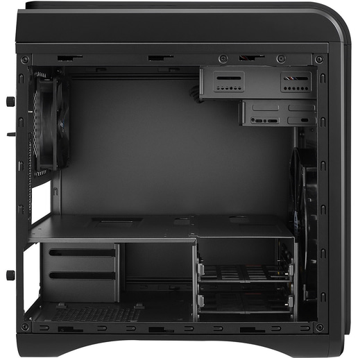 Aero Cool Dead Silence Windowed Mini Tower Gaming Case - Black 