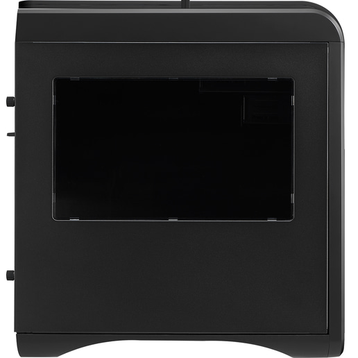 Aero Cool Dead Silence Windowed Mini Tower Gaming Case - Black 