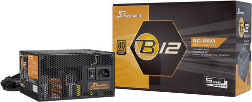 850W Seasonic B12 BC Series 80 Plus Bronze PSU