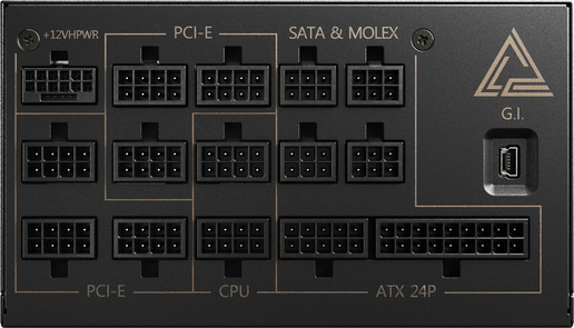 1300W MSI MEG Ai1300P PCIe5 Modular 80 Plus Platinum PSU