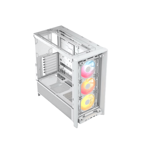 Corsair FRAME 4000D RS ARGB Mid Tower Case - White 