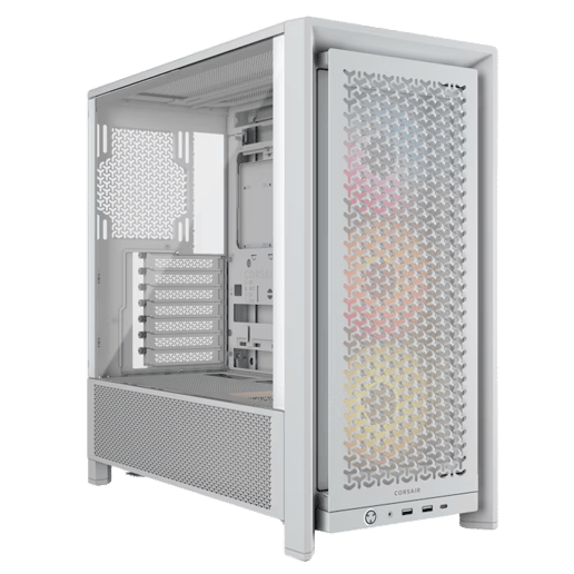 Corsair FRAME 4000D RS ARGB Mid Tower Case - White 