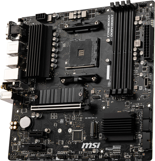 MSI B550M PRO-VDH WIFI mATX Motherboard for AMD AM4 CPUs