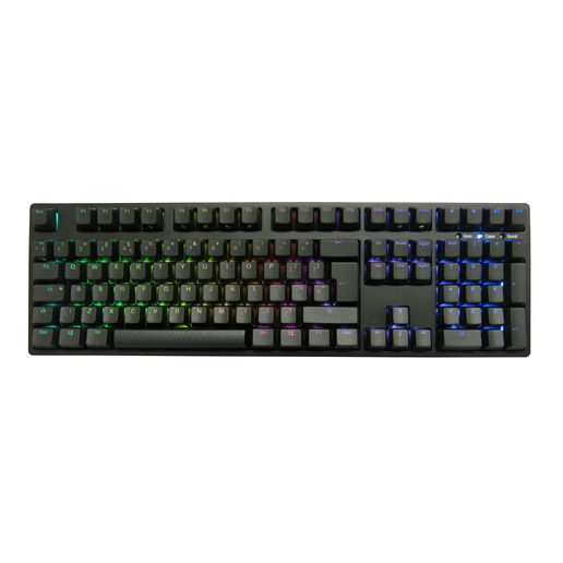 iKBC F108 RGB Mechanical Keyboard with Cherry MX Blue switches (UK Layout)