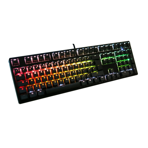 iKBC F108 RGB Mechanical Keyboard with Cherry MX Blue switches (UK Layout)