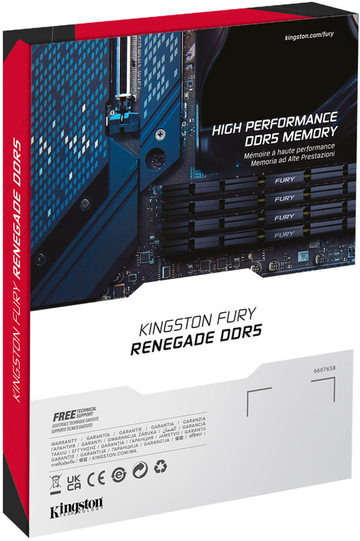 Kingston FURY Renegade 96GB (2x48GB) 6000MT/s DDR5 Memory Kit