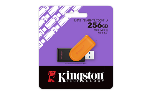 256GB Kingston DataTraveler Exodia S USB 3.0 Flash Drive