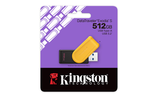 512GB Kingston DataTraveler Exodia S USB 3.0 Flash Drive