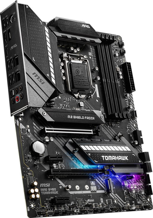 MSI MAG B460 TOMAHAWK ATX Motherboard for Intel LGA1200 CPUs