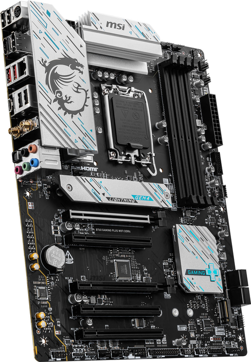 MSI B760 GAMING PLUS WIFI DDR4 ATX Motherboard for Intel Socket 1700 CPUs