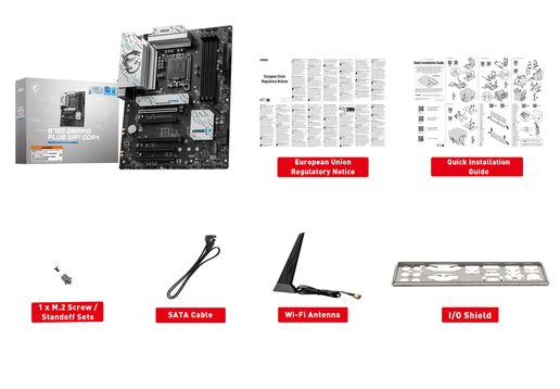 MSI B760 GAMING PLUS WIFI DDR4 ATX Motherboard for Intel Socket 1700 CPUs