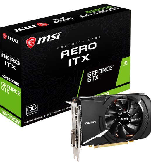 MSI GeForce GTX 1650 SUPER AERO ITX OC 4GB Graphics Card