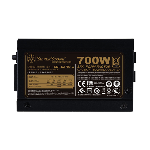 700W Silverstone SX700-G Modular 80 Plus Gold PSU