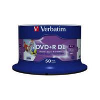 Verbatim DVD+R DL 8.5GB 8x 240min Inkjet Printable
