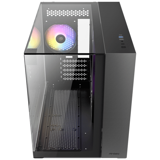 Antec CX600M Trio ARGB Mini Tower Gaming Case - Black 